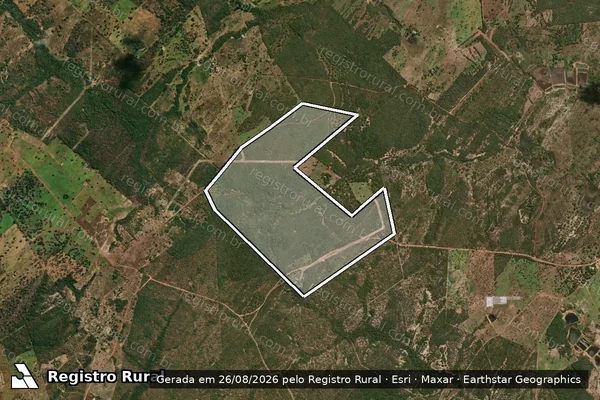 Imagem de satélite de FAZENDA TAGLIARI II - Parte 1 em Nossa Senhora do Livramento - MT