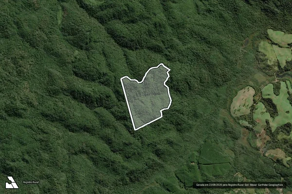 Imagem de satélite de Fazenda Jaguarandi - PARTE 1 em Apiaí - SP