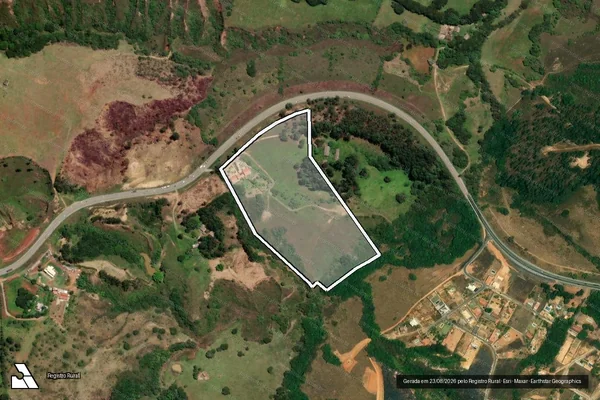 Imagem de satélite de Chapada da Pedra, no Córrego do André - Parte 2 em São João del Rei - MG