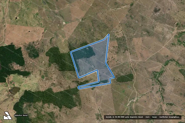 Imagem de satélite de Fazenda Pau de Jataí - Gleba 01 em Itarantim - BA