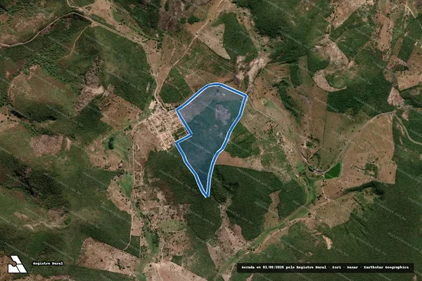 Imagem de satélite de Fazenda Rancho Grande - Parte 2 em Medina - MG