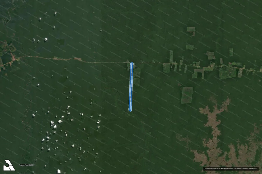 Imagem aérea do item B