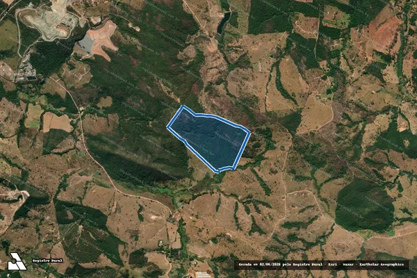 Imagem de satélite de FAZENDA PAI MATEUS - Parcela 1 em Conceição do Pará - MG