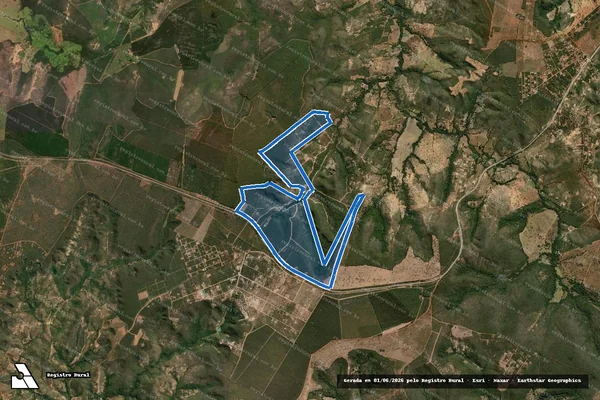 Imagem de satélite de FAZENDA CANÔAS em Montes Claros - MG