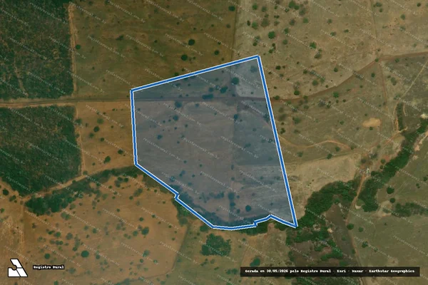 Imagem de satélite de Fazenda Fortaleza XV - Parte 1 em Barra do Garças - MT