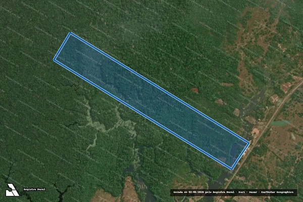 Imagem de satélite de MANAQUIRI - GLEBA 03 - Lote 43 - IMÓVEL MANAQUIRI em Careiro - AM