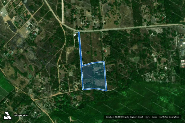 Imagem de satélite de Granja Aconchego - Granja Aconchego ? A em Conde - PB
