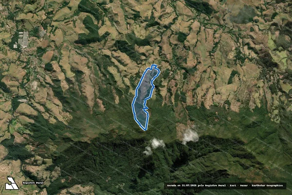 Imagem de satélite de SÍTIO PAIOLZINHO - Parte 1 em Itamonte - MG