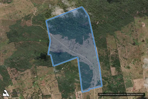Imagem de satélite de FAZENDA SANTO ANTONIO - Parte 1 em Sanharó - PE