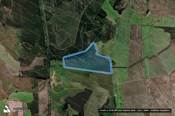 Imagem de satélite de Dall Agro Eldorado - Gleba A em Charqueadas - RS