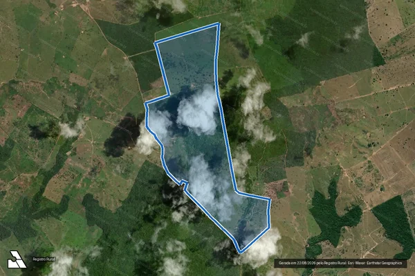 Imagem de satélite de FAZENDA LAGOA BONITA - Parcela 1 em Cidelândia - MA
