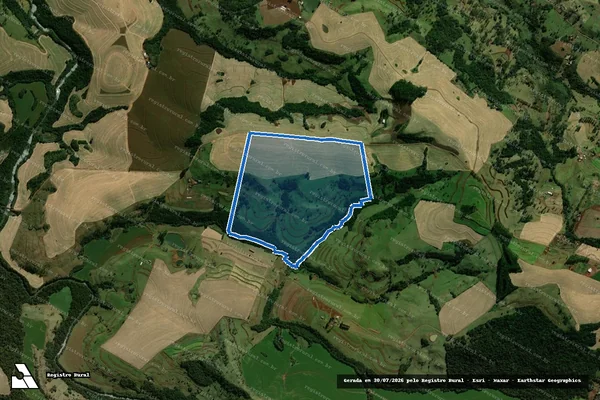 Imagem de satélite de Lote Rural n.º 58-D-3, da Gleba 09 ? Colônia ?A? Cascavel - Lote Rural n.º 58-D-4, da Gleba 09 ? Colônia ?A? Cascavel em Iguatu - PR