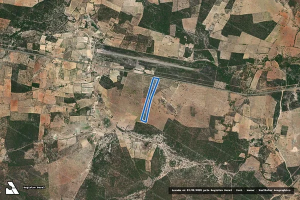 Imagem de satélite de Fazenda Lagoa do Velho - GLEBA E em Malhada de Pedras - BA