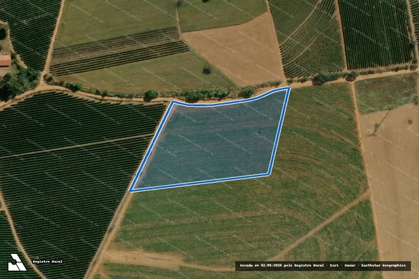Imagem de satélite de FAZENDA BOA VISTA - PARCELA 01 em Araxá - MG