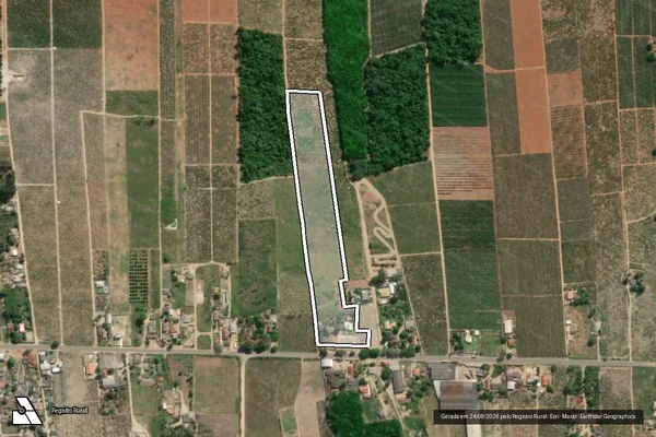 Imagem de satélite de SÍTIO CÓRREGO DO MILANEZ - C em São Mateus - ES