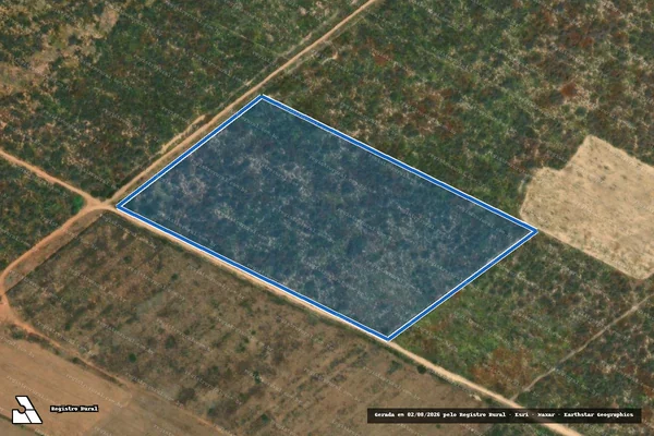 Imagem de satélite de PROJETO DE ASSENTAMENTO MAÍSA - LOTE 250 - Parte 1 em Mossoró - RN