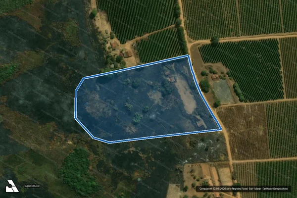 Imagem de satélite de FAZENDA CHAPADÃO DE FERRO - Parcela 1 em Patrocínio - MG