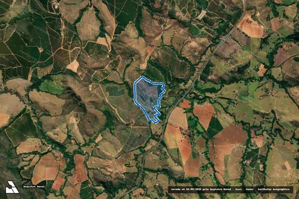 Imagem de satélite de Fazenda São Bernardo - Parte 1 em Piumhi - MG