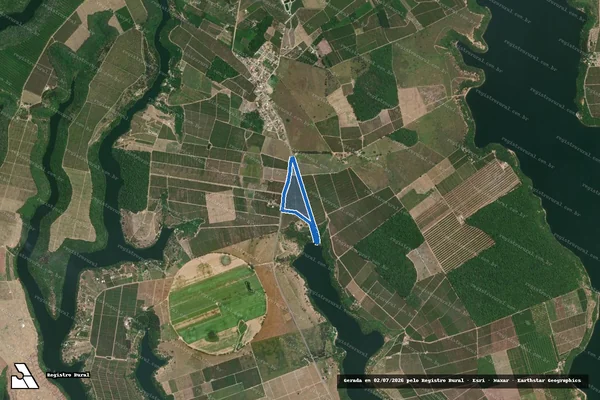 Imagem de satélite de Fazenda Santa Rita em Linhares - ES