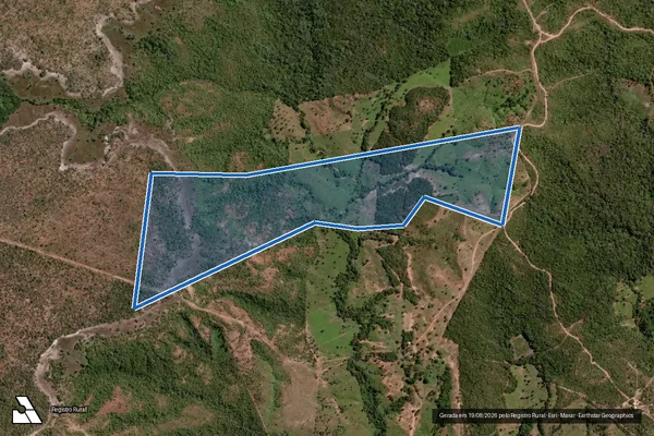 Imagem de satélite de LOTE 06/02, PARTE DO REMANESCENTE DO LOTE 06 DO LOTEAMENTO CABAÇA - Gleba 02 em Recursolândia - TO