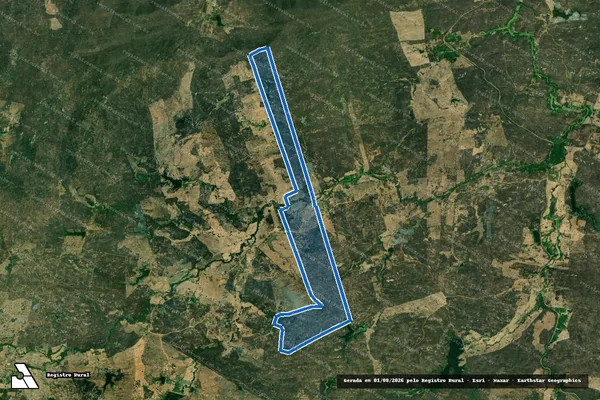 Imagem de satélite de Várzea dos Martins - PARTE 1 em São José da Lagoa Tapada - PB
