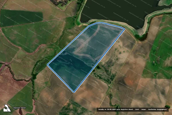 Imagem de satélite de CAPIL - Lote 6A em Aceguá - RS
