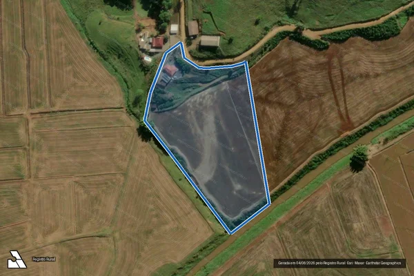 Imagem de satélite de FAZENDA IRINEU DE SOUZA - Parcela 1 em Guaramirim - SC