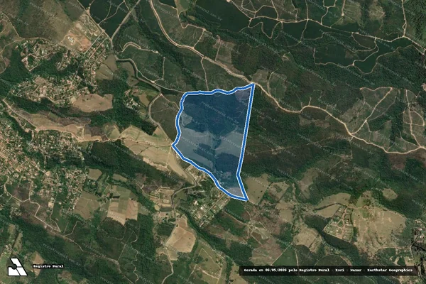 Imagem de satélite de Fazenda Serra das Estrelas - Matr 37.235 em Itu - SP