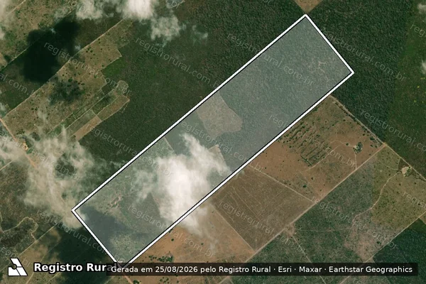 Imagem de satélite de LOTE 10 DA GLEBA 16 - LOTE 10 DA GLEBA 16 em Barra do Corda - MA