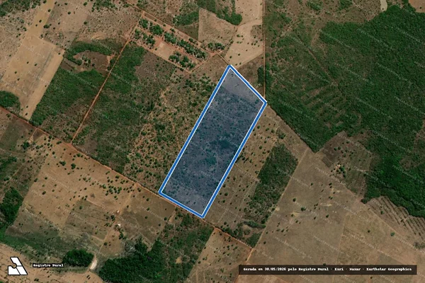 Imagem de satélite de LOTE 50, PA ARAGUAIA - LOTE 50, PA ARAGUAIA em Caseara - TO
