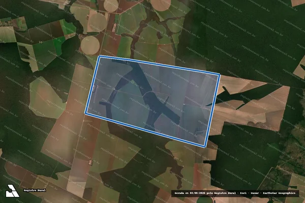 Imagem de satélite de FAZENDA FUTURA - GLEBA 01 em Nova Ubiratã - MT