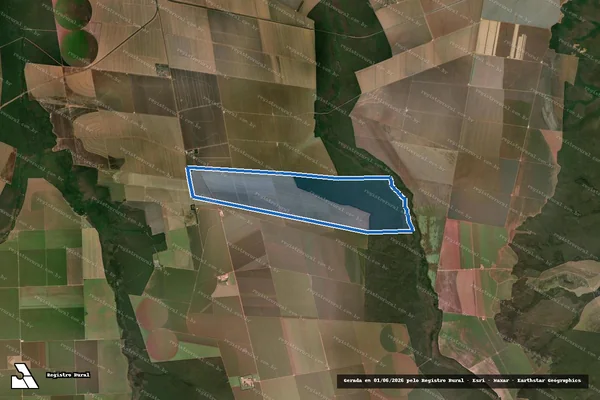 Imagem de satélite de FAZENDA ASA BRANCA - Desmembrada em Nova Ubiratã - MT