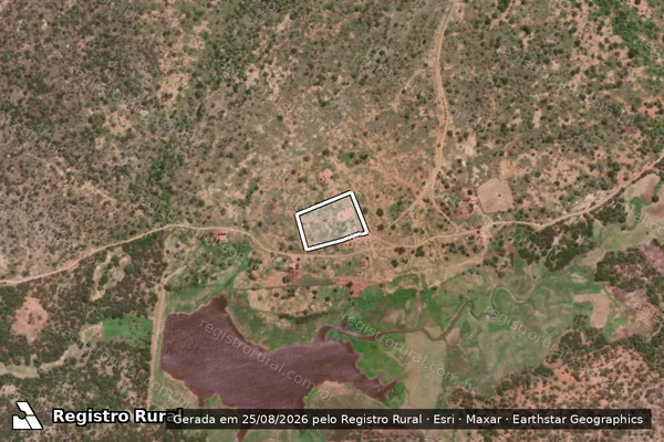 Imagem de satélite de FAZENDA VÁRZEA FORMOSA ? PARCELA 5A - Parte 1 em Tauá - CE