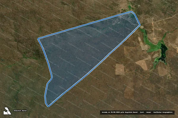Imagem de satélite de FAZENDA ALMAS - Parte 2 em Choró - CE