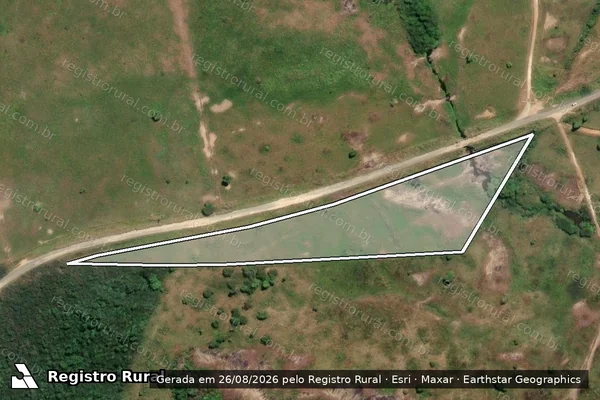 Imagem de satélite de Fazenda Mocambo - Parte 3 em Jacinto - MG