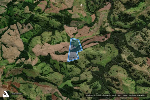 Imagem de satélite de Lote 68-A - Parte 1 em Roncador - PR