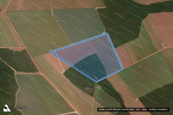 Imagem de satélite de FAZENDA JOSIANE - Parte 1 em Ipiranga do Norte - MT