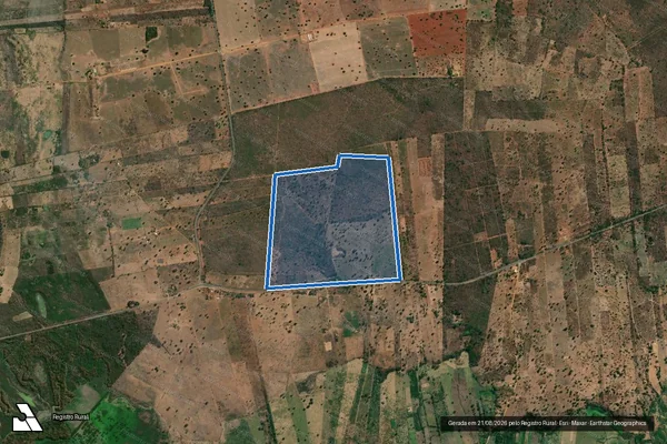 Imagem de satélite de FAZENDA GUARIBAS em Icaraí de Minas - MG