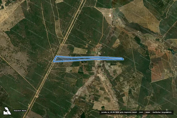 Imagem de satélite de FAZENDA BARRA DA SERRA -  BARRA NOVA - Gleba 06 em Águas Vermelhas - MG