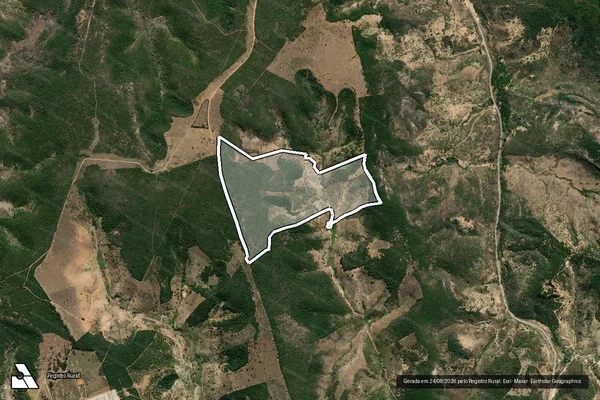 Imagem de satélite de FAZENDA CÓRREGO DO MACUCO - Parte 1 em Padre Paraíso - MG