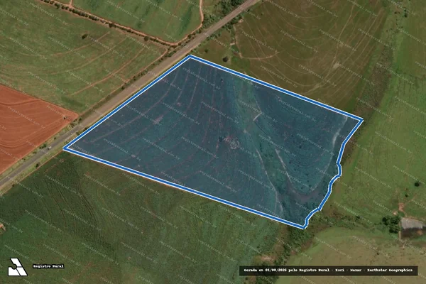 Imagem de satélite de Fazenda São Gonçalo - Parte 4 em Parapuã - SP