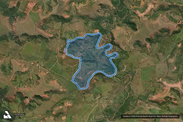 Imagem de satélite de FAZENDA ROSEMBELO - Parcela 5 em São José da Safira - MG