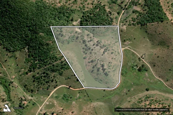 Imagem de satélite de FAZENDA BREJÃO - Parte 1 em Teófilo Otoni - MG