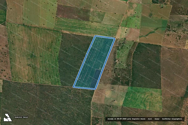 Imagem de satélite de Fazenda Bom Jardim - 01 em Ribeira do Pombal - BA