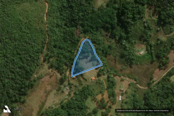 Imagem de satélite de TERRAS AO VITRUVIO III - Parte 2 em Sapucaí-Mirim - MG