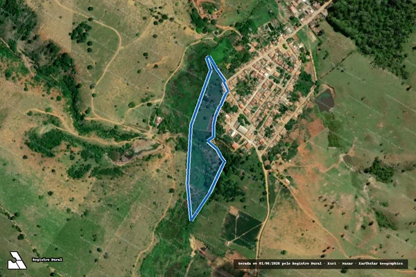 Imagem de satélite de FAZENDA BOA SORTE - Gleba 02 em Itagimirim - BA