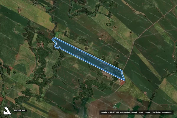 Imagem de satélite de Lote de terras n° 9-D-1/9-E/1/9-E-REM-UNIFICAÇÃO  - Parte 1 em Marialva - PR