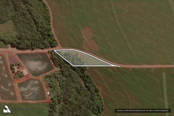 Imagem de satélite de Lote Rural nº 51, da Gleba nº 25, do ICM (Parcela 01 e 02) - Lote Rural nº 51, da Gleba nº 25, do ICM (Parcela 02) em Palotina - PR