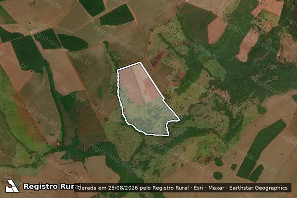 Imagem de satélite de Fazenda Boa Vista do Rio Claro em Jataí - GO