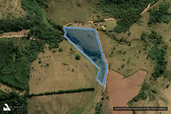 Imagem de satélite de FAZENDA SÃO SIMÃO ou INVERNADA - GLEBA "D" em Jundiaí - SP
